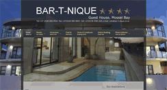Desktop Screenshot of bar-t-nique.co.za