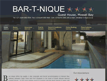 Tablet Screenshot of bar-t-nique.co.za